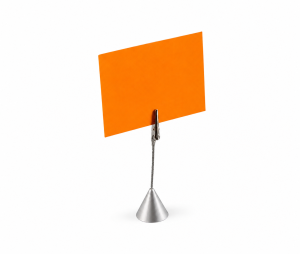 Metal Cone Card Clip
