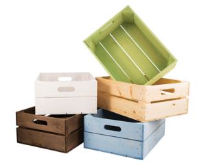 Coloured Customisable Crates