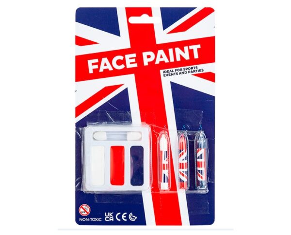 Union Jack face paint