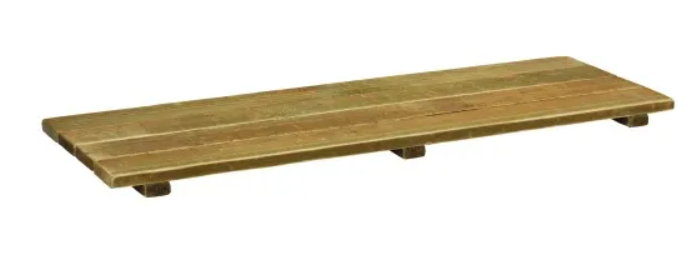 rustic wooden shelf