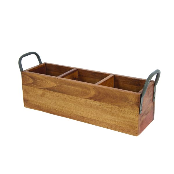 large 3 compartment caddy