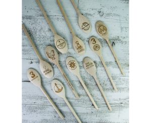 Engraved Wooden Spoons