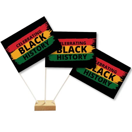 Black History Table Flag