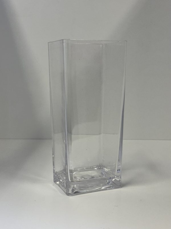 Rectangular acrylic vase