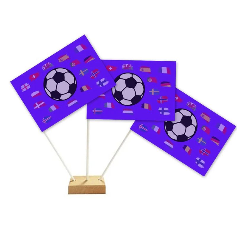 Women's Euro Paper Table Flags