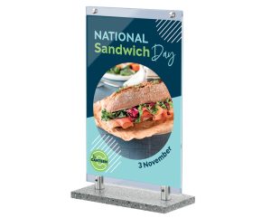 A5 Acrylic Menu Holder