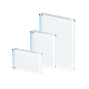 Two Part Clear Acrylic Block