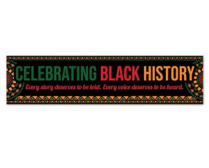 Black History Flag Banner