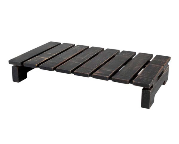 Slate Risers Black Slatted Riser