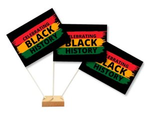 Black History Table Flags