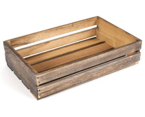 Dark Wood Crates