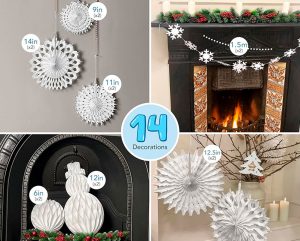 White Paper Decoration Pack