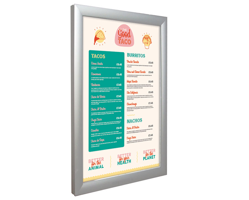 External poster frame