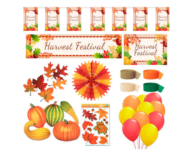 Harvest Festival Decoration Party Pack