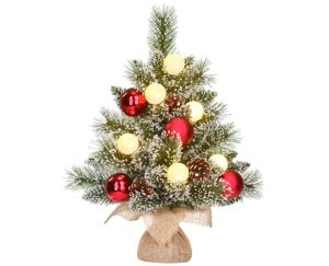 Pre Lit Christmas Tree Red