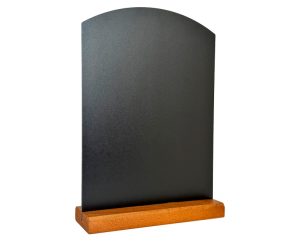Blackboard with Oak Wood Base