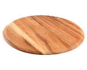 Round Acacia Wood Serving Board