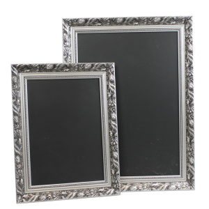 Ornate Silver Framed Chalkboards