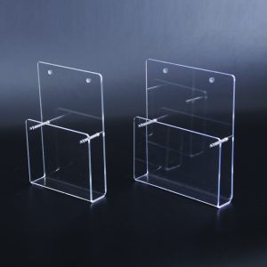 Wall Mounted Leaflet Dispenser With Steel Holders