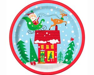 Santa Plates