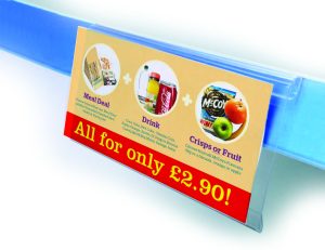 PVC shelf barker