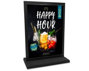 Slate Menu Holder