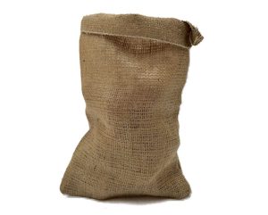 small hessian sack