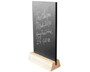 table top chalk board