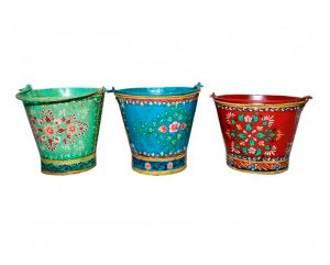 Hand Painted Buckets