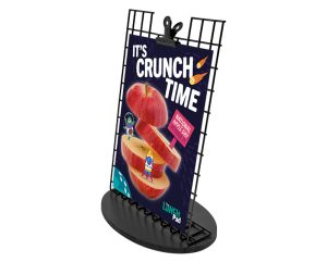 Black Mesh A4 Menu Holder