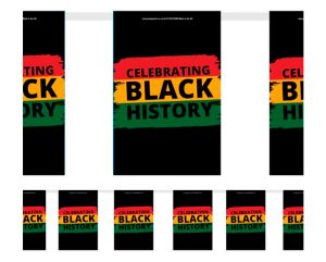 Black History Flag Bunting