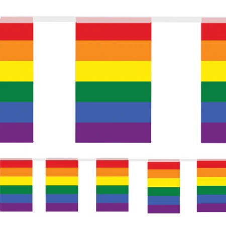 Rainbow Flag Interior Bunting