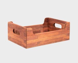 Wood Effect Cardboard Crate
