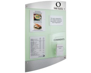 curved comments board