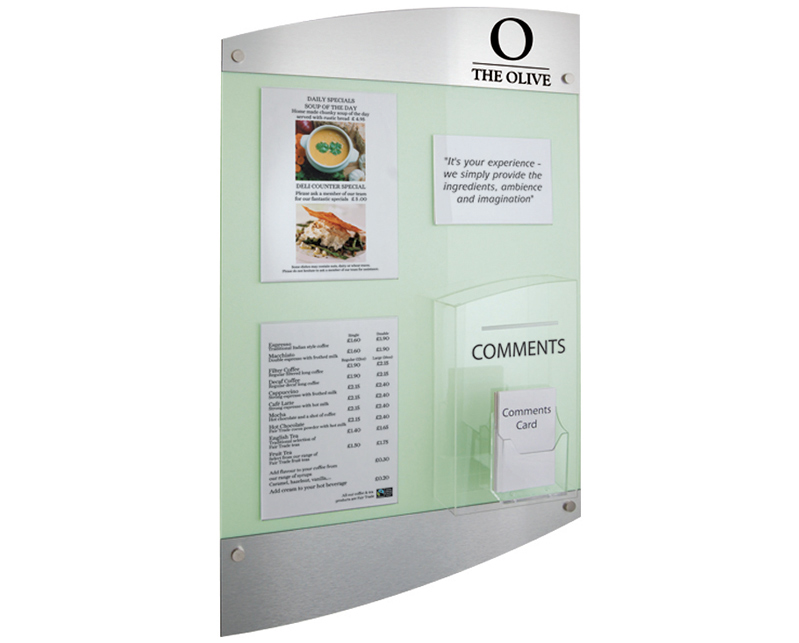 curved comments board