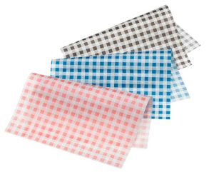 Gingham Greaseproof Paper