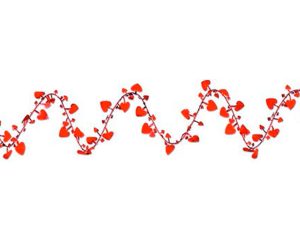 Valentines Wired Heart Garland