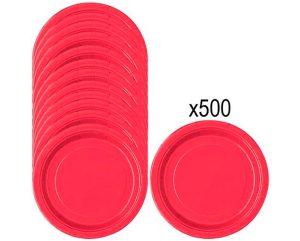Red Paper Plates