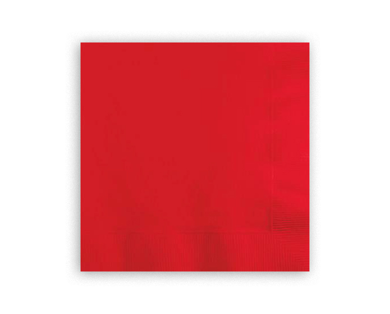 red napkins