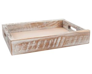 white tray