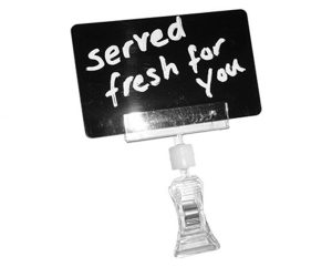 clip on tag holder