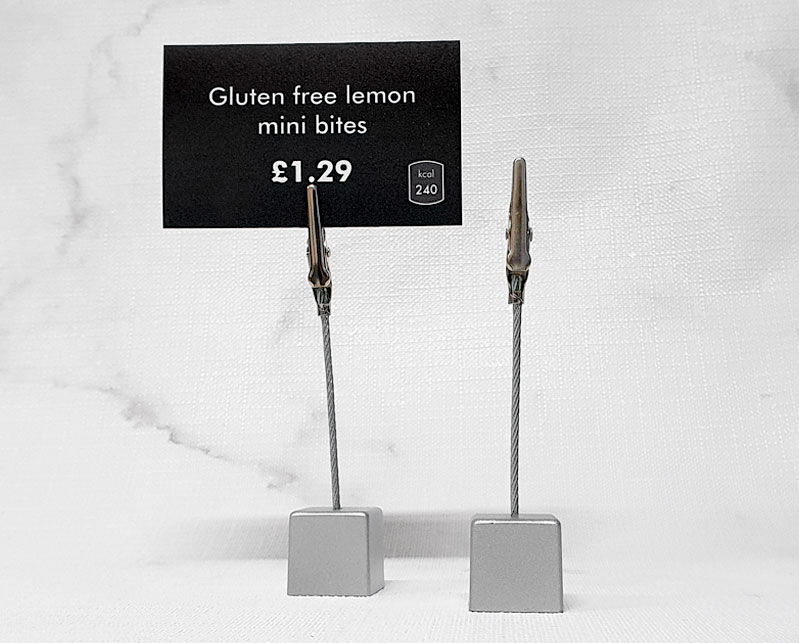 Metal Cube Card Clip