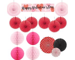 Valentines Paper Decoration Pack