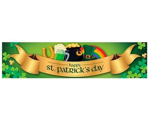 St Patrick's Themed Banner