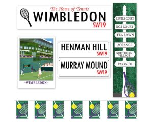Tennis Paper Decorations