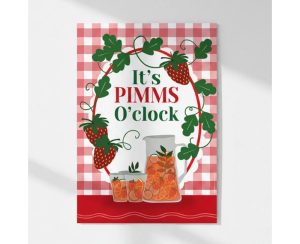 Tennis Pimms Poster