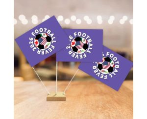Football World Cup Table Flags