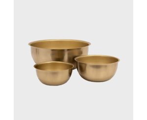 Matt Brass Serving Bowls
