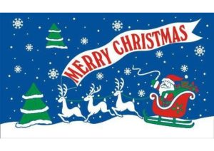 Merry Christmas Large Flag